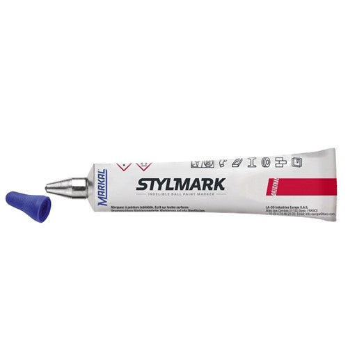 Markal Stylmark Permanent Ball Point Paint Marker - Marks Metal, Glass,  Cloth